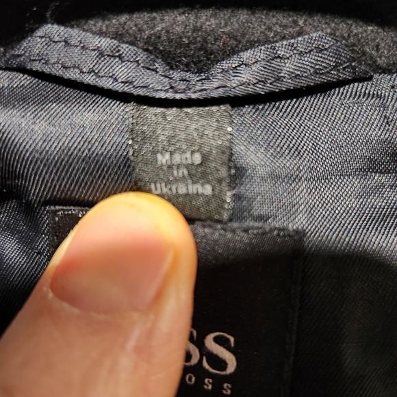 Hugo Boss Cashmere Wool Pea Coat - Picture 5 of 9